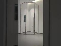 Shower room glass door partition stainless steel 304 material diamond type full frame