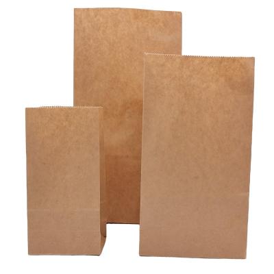 China Biodegradable Bread Bag Paper Packaging Bag Disposable Customized Food Takeout Bag for sale