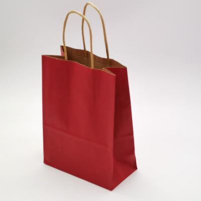 China Recyclable Kraft Paper Bags Wholesale Size Pattern Logo Custom Printed Luxury Gift Paper Shopping Bag for sale