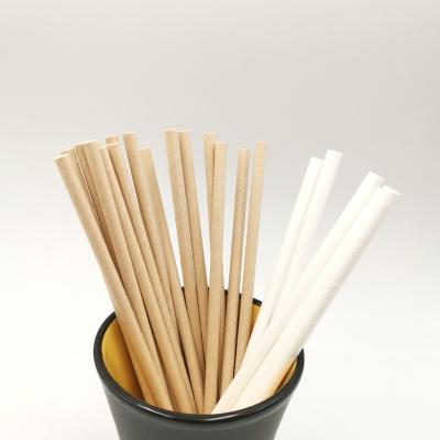 China 2022 Disposable Wrapping Paper Wholesale Food Grade Straw Biodegradable Disposable Drinking Straw for sale