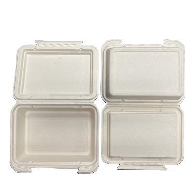 China Eco Friendly Bagasse Container Manufacturer Casual Food Packaging Container for sale