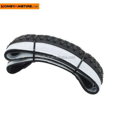 China Two-color electric vehicle tire BMX bicycle white side tire 24/26 wholesale for sale