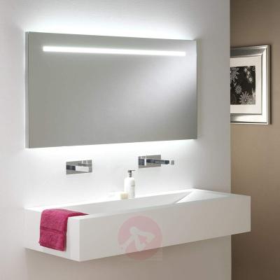 China Large Rectangle Illuminated Wall Magnifying Enlarging Mirrors Sri Lanka Horizontal Large Led Silver Bathroom Mirror for sale