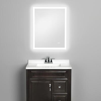 China Luxury Hotel LED Lighted Backlit Bathroom Mirror Ultra Thin Lighted Mirrors With Lighted for sale