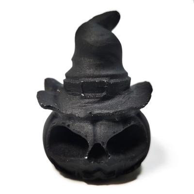 China Wholesale Natural Obsidian Crystal Christmas Pumpkin Wizard Hats From China for sale