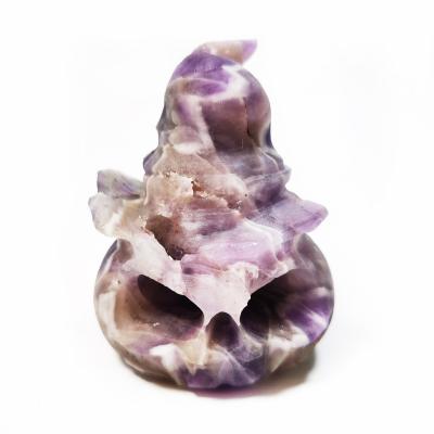 China China Wholesale Fantasy Amethyst The Most Popular Crystal Christmas Pumpkin Wizard Hat for sale