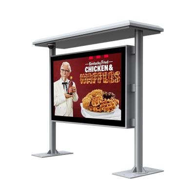 China Hot Selling High Brightness LCD Digital Signage Street/Park/Kiosk Outdoor Screen Totem TV Bus Stop ip65 for sale