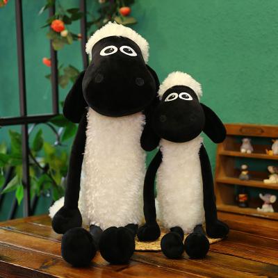 China New Hot Selling Soft Custom Cartoon Pet Stuffed Lovely Toys Rattle Plush Cute Sheep Soft Plush Toys For Baby for sale