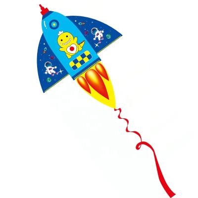 China 2022 Polyester Beach News Easy Flying 190cm Long Tail Drachen Cartoon Rocket Surfing Giant Kite For Travel Activities Kids Outdoor Cometas for sale