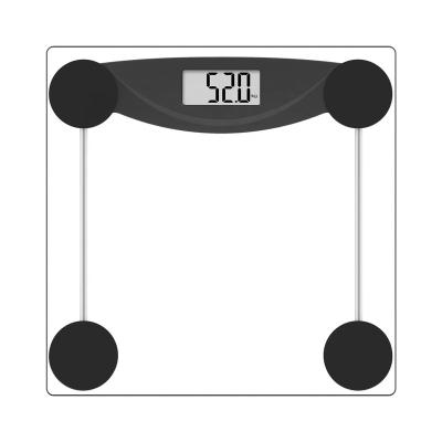 China CE Transparent Personal Adult Weight 180kg 396lb Tempered Glass Design Digital Electronic Body Weighing Bathroom Scale for sale