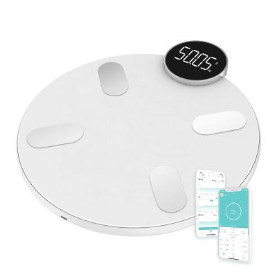 China Tempered Glass 180 Kg Personal Innovative Smart Scale Digital Body Fat Scale for sale