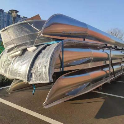 China Water Sport Equipment Allsea Pontoon Boats Factory Customized DIY Pontoon Boat Deck Accessories Pontoon Floating Tubes For Sale for sale