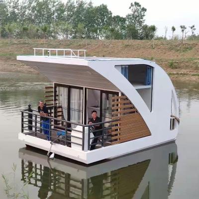 China Entertainment China Factory Directly Supply 6m 21ft Aluminum All Welded Universal Leisure House Boat CE Certification for sale