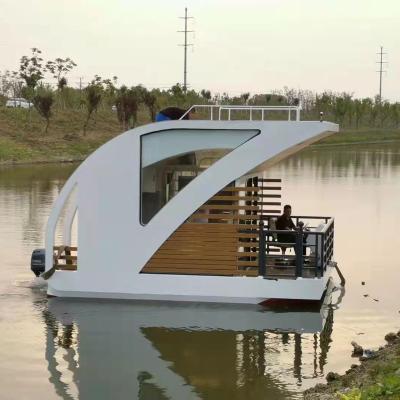 China Entertainment quality 21ft 6m USA/Australia standard luxury aluminum speed sport water ski pontoon houseboat for sale for sale