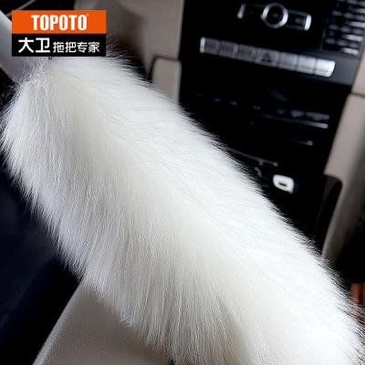 China TOPOTO Household Cleaning Tool Fashion Lambswool Feather Cloth Magic Cleaning Wool Cleaning Cloth for sale