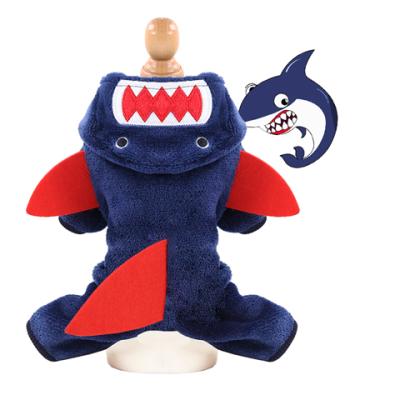 China Sustainable Pet Life Jacket Shark Dog Clothes Dogs Swimwear Pet Conservative Costume for sale