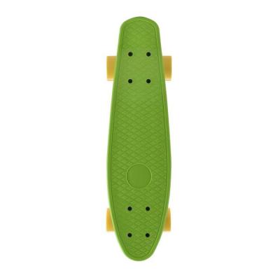 China Cheap Small 22 Inch White Fish Deck Full Board Plastic Cruiser Adult Skateboard For Kids Ages 6-12 for sale