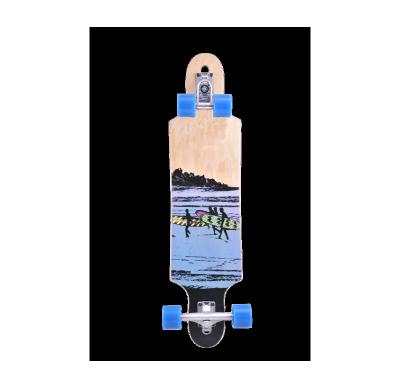 China Small Latest Design Sports Surfing Stickers Skateboard 42 Inch Custom Skateboard Deck for sale