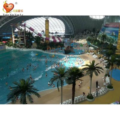 China Long fiberglass water park lazy river for sale, lazy river product for fun à venda