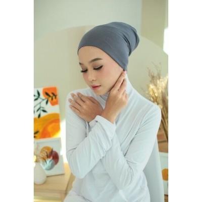 China Wholesale 2021Muslim Elastic Cotton Scarf Hat Cotton Knitted Comfortable Hat Scarf Designed By Muslim Women for sale