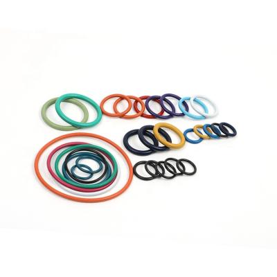 China oil & Heat Resistance Colorful Rubber Mechanical Seal Various Small Rubber O Ring for sale