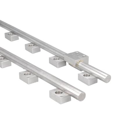 China Material Of Construction Shops Maintenance Free Good Corrosion Resistance And No Noise WR01 Stainless Steel Linear Guides , Single Round Rail for sale