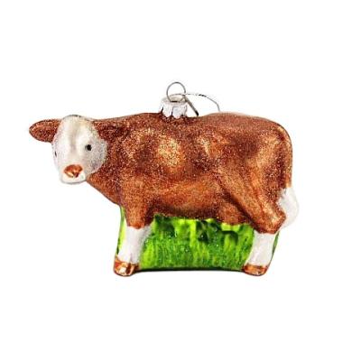 China Blown Glass Animal Ornaments Wholesale Blow Glass Hand Animal Figurines Zoo Decor Ornaments Painted Elephant Cattle Scare Pig Statue Figurine Christmas Decor for sale