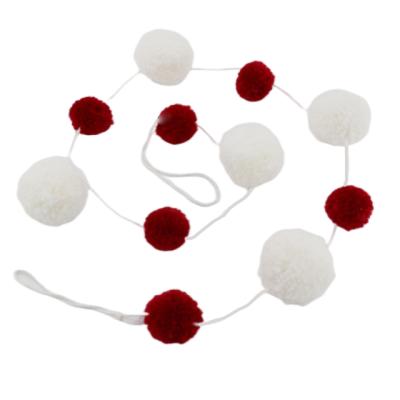 China Christmast Ornament Handmade Wool Felt Balls Bulk Christmas 100% Fiber Wool Nepal Felt Pompom Balls For Mantel Banner And Christmas Tree Ornaments for sale