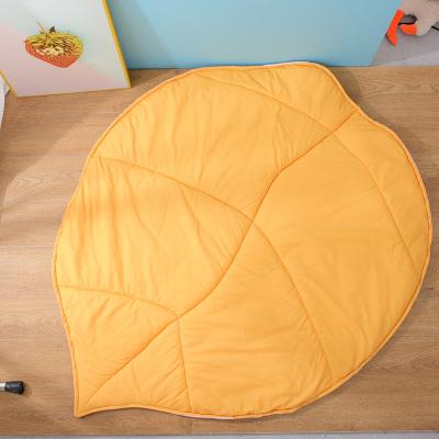 China Pophorn Eco-Friendly Leaf Shape Personalized Portable Floor Mats Custom Newborn Memory Effect Indoor Pads Mat for sale