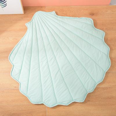 China Eco-Friendly Pophorn Shell Shape Reusable Makeup Remover Pads Home Textiles Carpets Floor Climbing Mats Children'S Room Play Mat for sale