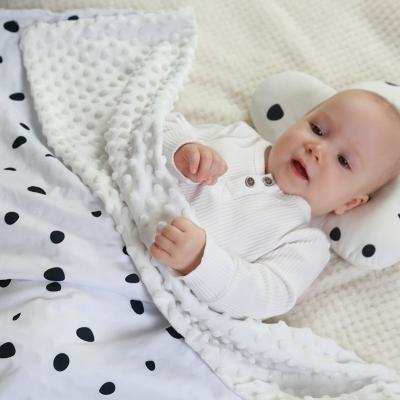 China New Baby Blanket 3D Single Touch Milk Double-Layer Nap Baby Silk Soft Air Conditioning Breathable Blanket for sale