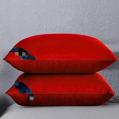 China Pophorn Sustainable Cotton Geometry Healthy Ergonomic Wholesale Sleep Pillows for sale