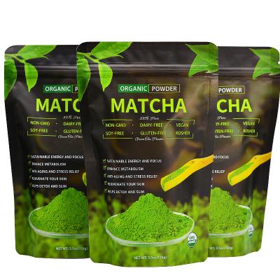 China Highest Quality Instant Japanese Ceremonial Instant Green Tea Matcha Powder Organic Tea Powder Tea Powder for sale