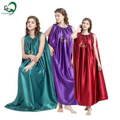 China Coats and Edges Yoni Steaming Gowns Bath Robe Hip Long V-Steam Yoni Steam Gowns Yoni Steam Gowns for sale