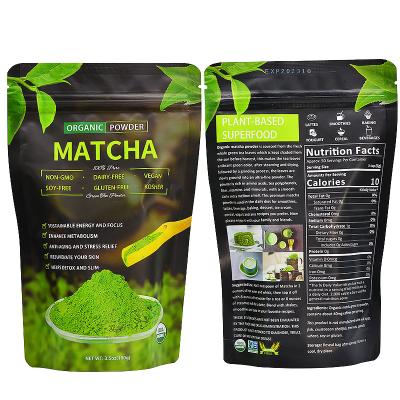 China New Matcha Green Tea Instant Powder 100% Pure Organic Natural Tea Powder Tea Powder 100g Bag for sale