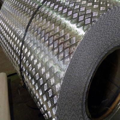 China 5052 Bright Finish Aluminum Diamond Plate / 3003 Aluminum Checker Plate Coils for Standards for sale