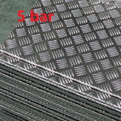 China Bright Finish Diamond Aluminum Plate Coil 3003 Aluminium Alloy Sheet Embossed 5052 5754 Mill Surface Checker Plate for sale