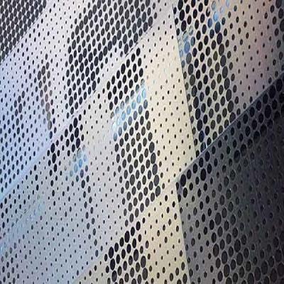 China Fish Scale Hole Shape Slotted Perforated Aluminum Metal Sheet for Building Decoration for sale