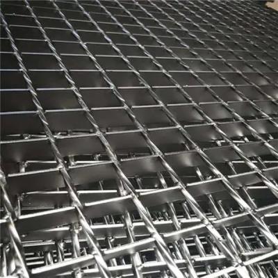 China Welded Heavy Duty Galvanized Grating Trench Cover Press Locked Rebar Steel Grating for sale