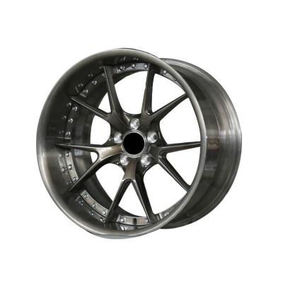 China Drive Wheel Made In China 2 Pieces Forged Truck Wheels For Passenger Cars for sale