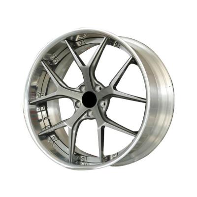 China Drive Wheel Auto Parts & Accessories Lightweight 2 Piece Forged Wheel Car Rims for sale