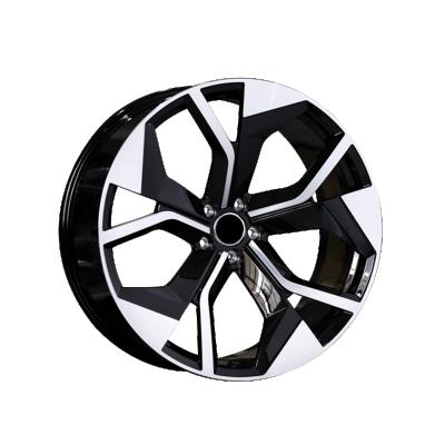 China Drive Wheel Factory Price Aluminum Gloss Black Polished Car Alloy Forged Wheels For A3/S3/A4/S4/Rs4 for sale