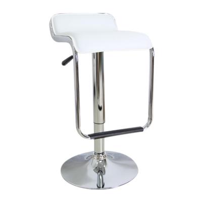 China Barber Swivel Bar Stools Bar Furniture Modern Contemporary Adjustable Bar Chair Height Lift Air Chrome Commercial Furniture for sale