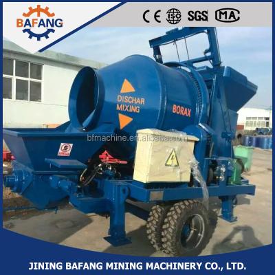 China Affordable Hydraulic Portable Concrete Mixing Concrete Pump 560L Cement Grout Equipment Concrete Mixer Pump Trailer for sale