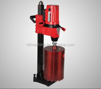 China 260mm Reinforced Concrete Diamond 3500w Core Drilling Equipment Concrete Hole Boring Rig WITH Stand for sale