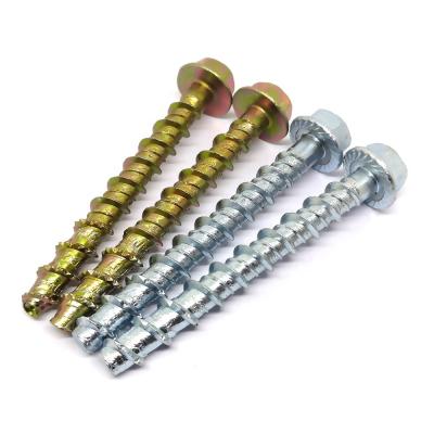 China Concrete Screws Excellent Quality Hex Flange Head Galvanized Concrete Masonry Screw for sale