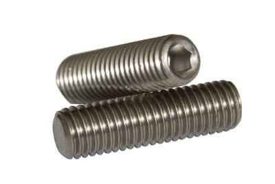 China DIN 913 Socket Set Screw Flat Point Socket Head Fasteners M3-M20 for sale