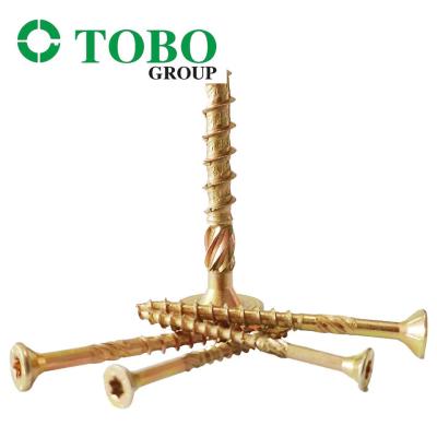 China Chipboard Screw Zinc Plated Star Wood Fasteners Spax Screws Torx Star Head for sale