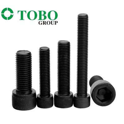 China M2 M2.5 M3 M4 M5 M6 Steel Black Hexagon Screw DIN 912 Cup Head Machine Screw Bolts Hex Socket Furniture Bolts for sale