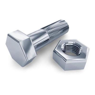 China SS304 316 Hex Bolts And Nuts Din 933 Full Thread Half Thread Hexagon Head Bolts for sale